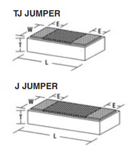 MSI Thick Film TJ and J style SMD jumper